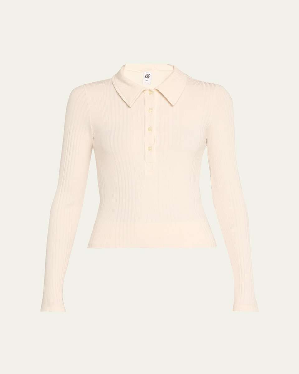Ali Fitted Ribbed Polo